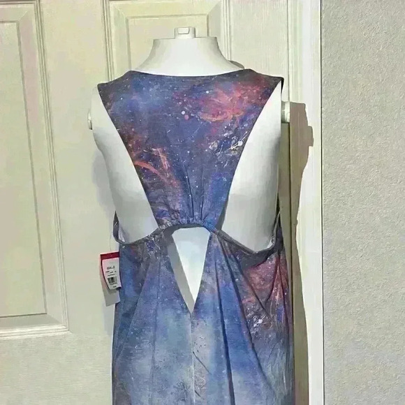 Leoma Lovegrove Cockatoo Bird Colorful Racerback Sleeveless A Line Beach Dress - Picture 7 of 10